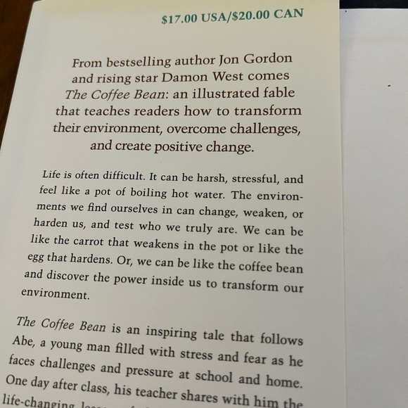 Book: “The Coffee Bean” by Jon Gordon - Picture 5 of 11